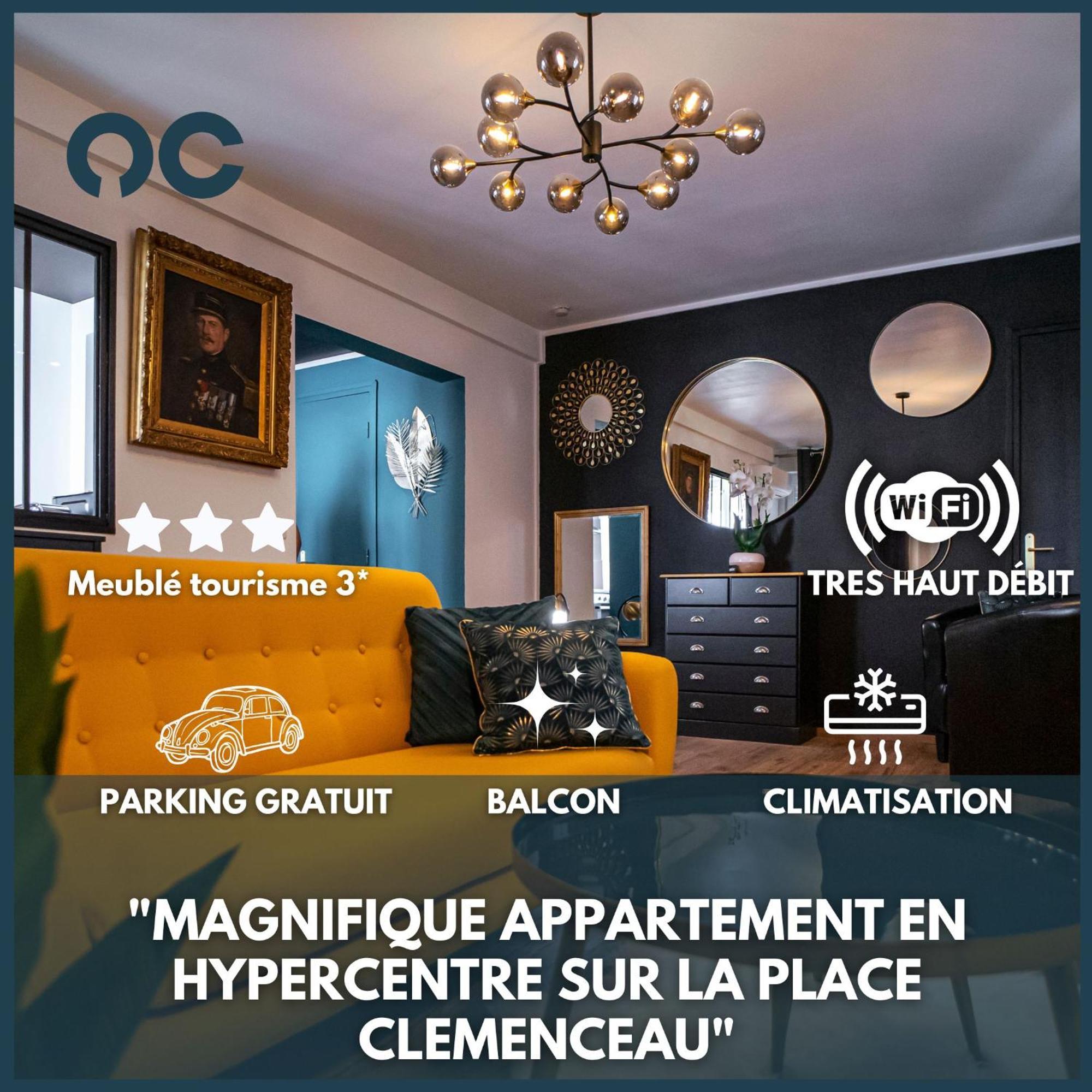 Au Palais Des Pyrenees! Hyper Centre -Clim-Balcon-Parking Gratuit Apartment Pau Exterior photo